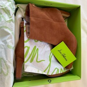 Sam Edelman Saige Brown Suede Ankle Boots